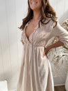 Airlie Dress - Beige Dresses Sun Palm Boutique