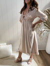 Airlie Dress - Beige Dresses Sun Palm Boutique