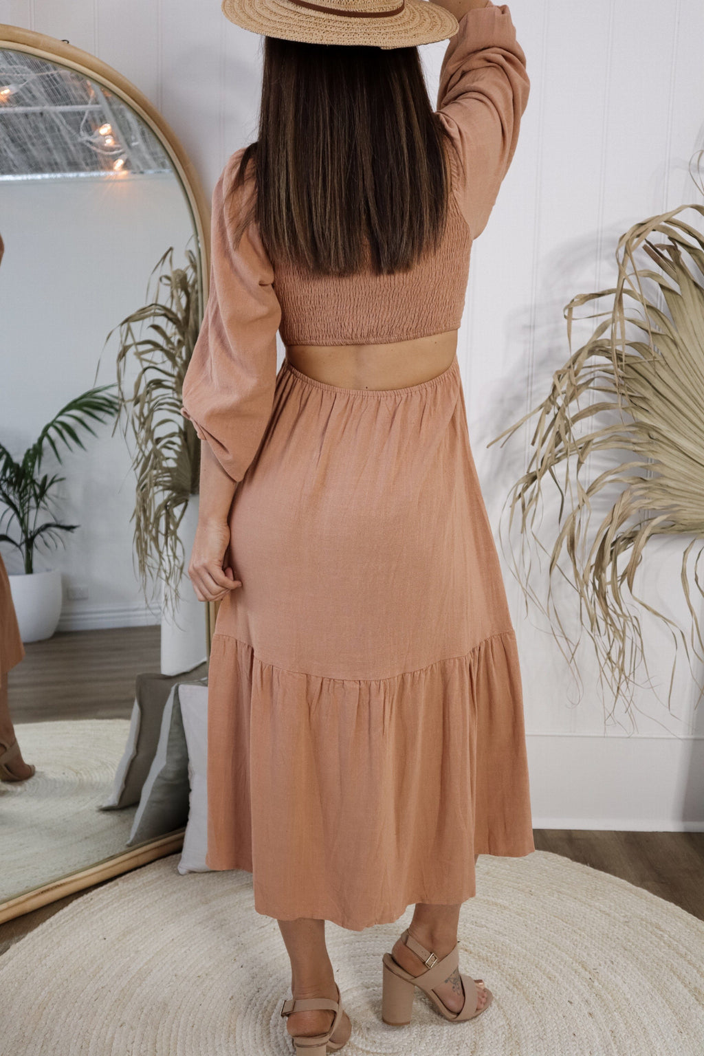 Byron Dress - Nude Dresses Sun Palm Boutique