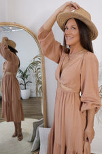 Byron Dress - Nude Dresses Sun Palm Boutique