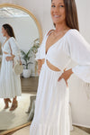Byron Dress - White Dresses Sun Palm Boutique