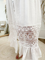 Cordelia White Skirt Bottoms Sun Palm Boutique
