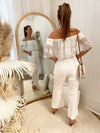 Esana Jumpsuit - White Playsuits Sun Palm Boutique