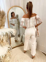 Esana Jumpsuit - White Playsuits Sun Palm Boutique