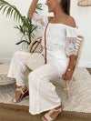 Esana Jumpsuit - White Playsuits Sun Palm Boutique