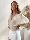 Knit- beige Knits Sun Palm Boutique