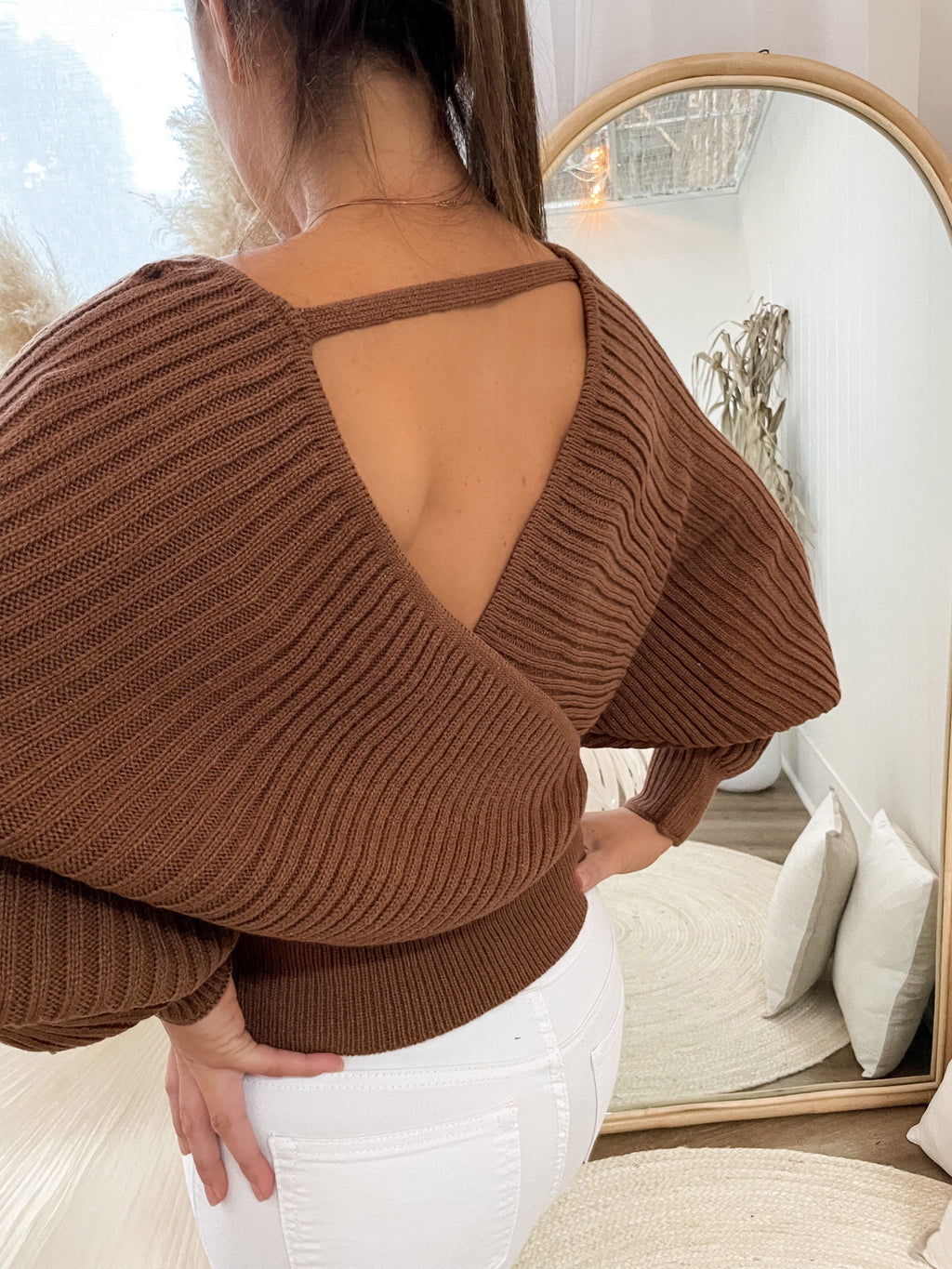 Knit- chocolate Knits Sun Palm Boutique