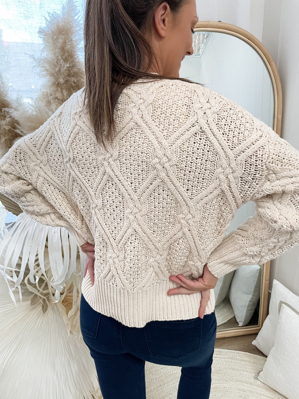 Knit- cream Knits Sun Palm Boutique