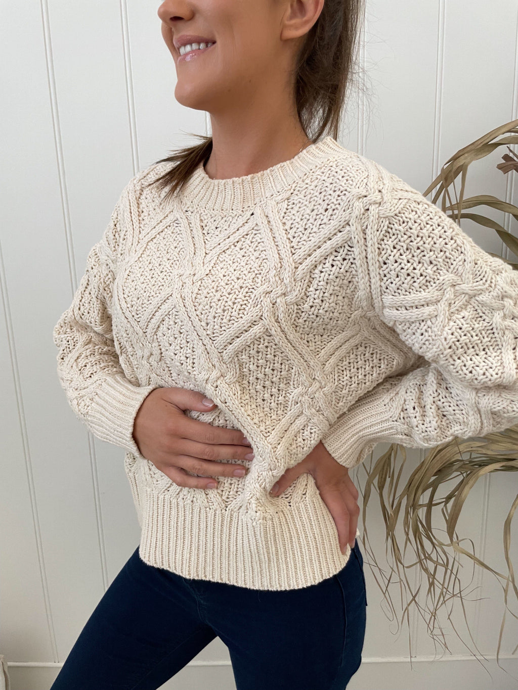 Knit- cream Knits Sun Palm Boutique