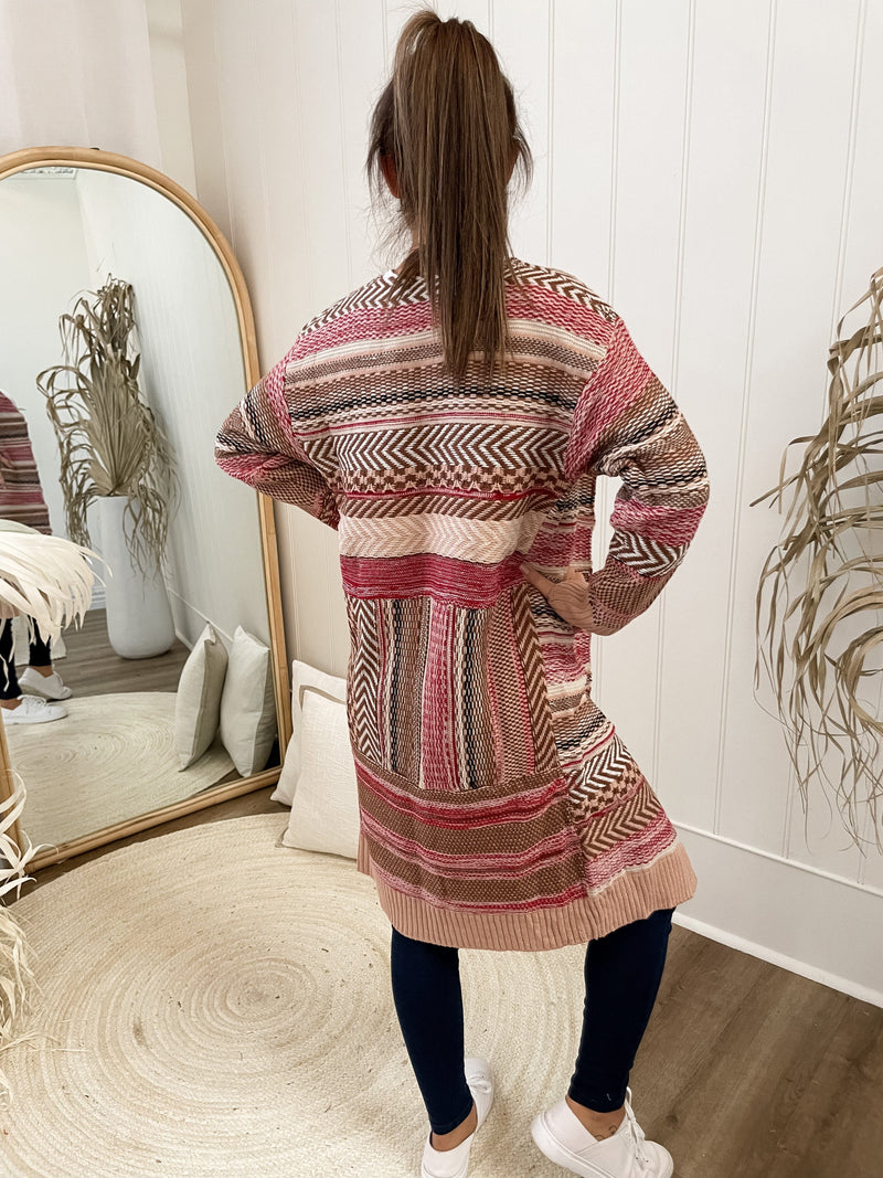 Konya Cardigan - Red Knits Sun Palm Boutique