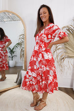 Lake Como Midi Dress Dresses Sun Palm Boutique