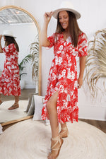 Lake Como Midi Dress Dresses Sun Palm Boutique