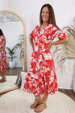 Lake Como Midi Dress Dresses Sun Palm Boutique