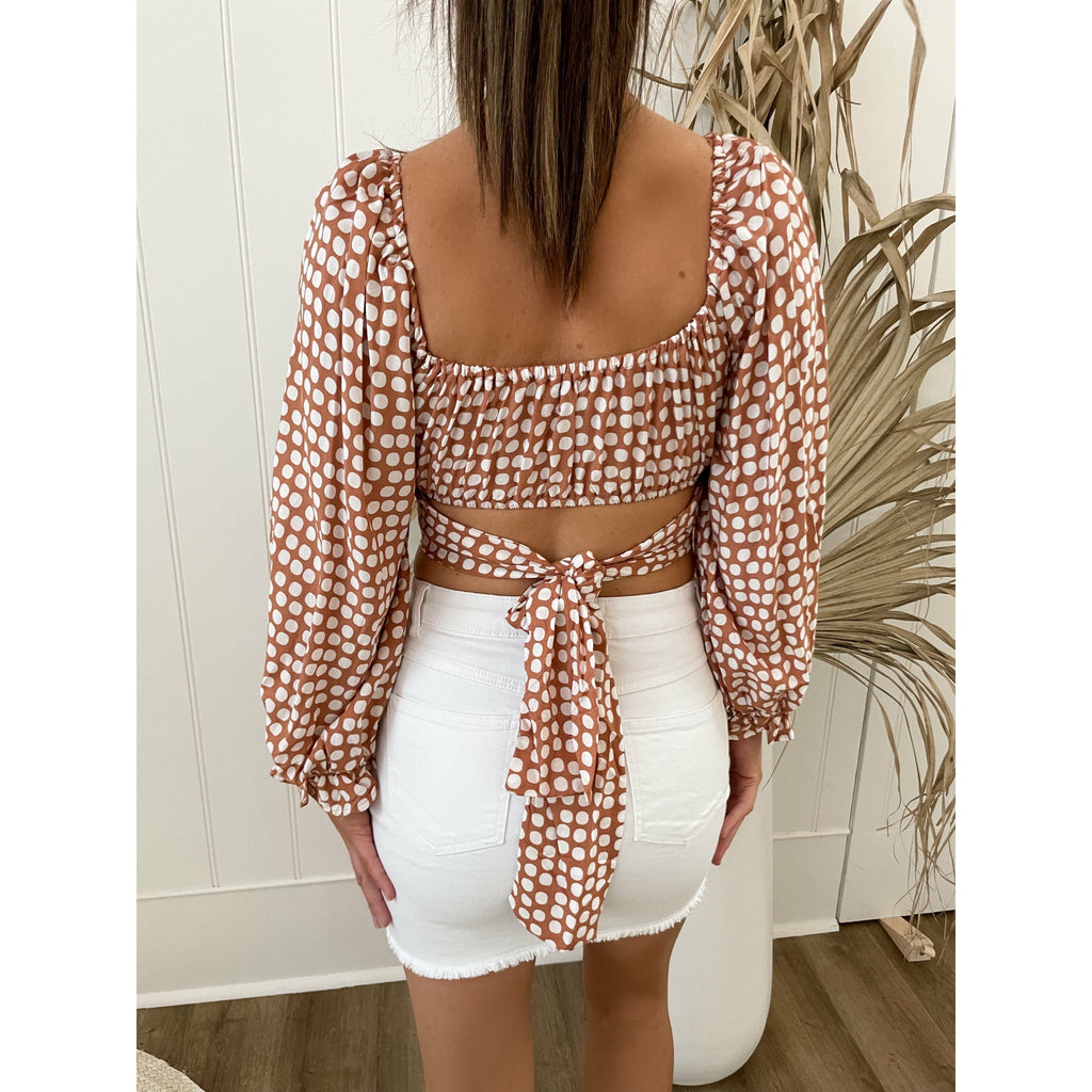 Madryn Top - Rust Tops Sun Palm Boutique