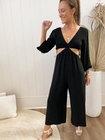 Milano Jumpsuit- Black Playsuits Sun Palm Boutique