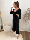 Milano Jumpsuit- Black Playsuits Sun Palm Boutique