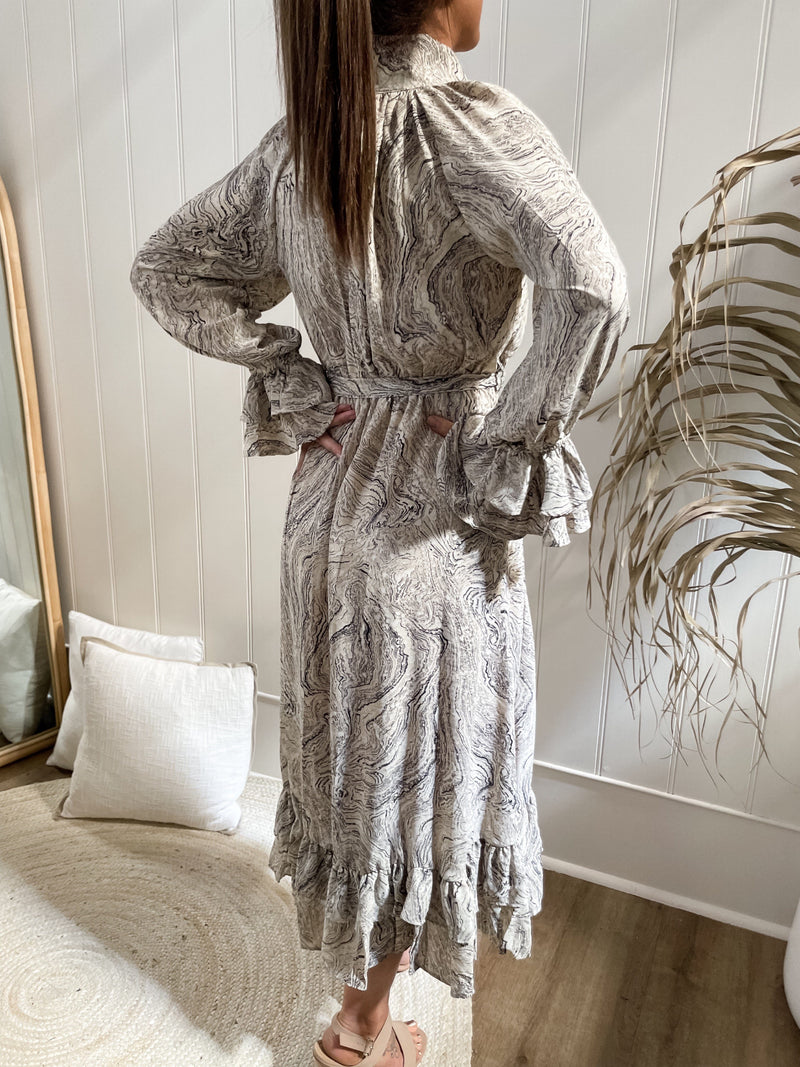 Montpellier Marble Dress Dresses Sun Palm Boutique
