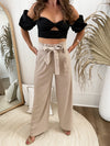 Nakuru Pants - Beige Bottoms Sun Palm Boutique