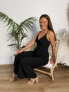 Ocho Rios Jumpsuit - Black Playsuits Sun Palm Boutique