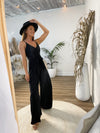 Ocho Rios Jumpsuit - Black Playsuits Sun Palm Boutique