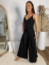 Ocho Rios Jumpsuit - Black Playsuits Sun Palm Boutique