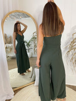 Ocho Rios Jumpsuit - Olive Playsuits Sun Palm Boutique