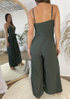 Ocho Rios Jumpsuit - Olive Playsuits Sun Palm Boutique