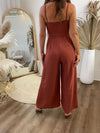 Ocho Rios Jumpsuit - Terracotta Playsuits Sun Palm Boutique
