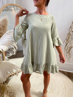 Peron Dress - Sage Dresses Sun Palm Boutique