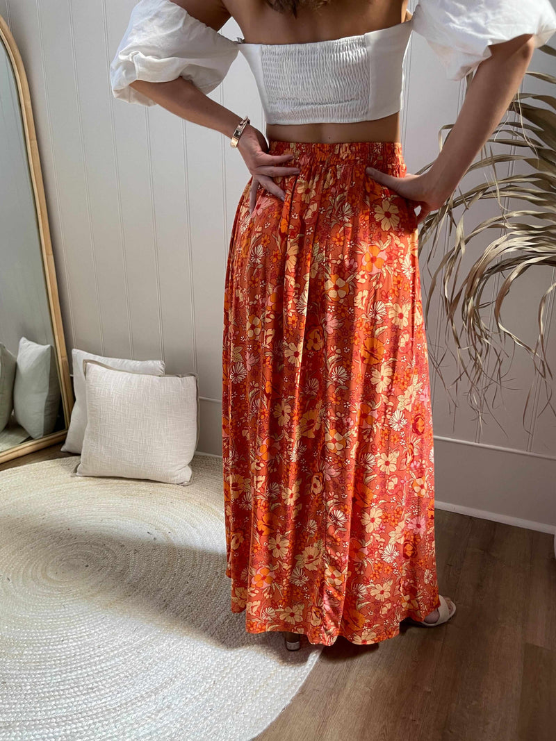 The Havana Maxi Skirt Bottoms Sun Palm Boutique