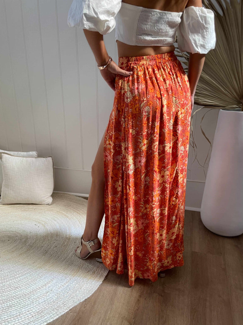 The Havana Maxi Skirt Bottoms Sun Palm Boutique